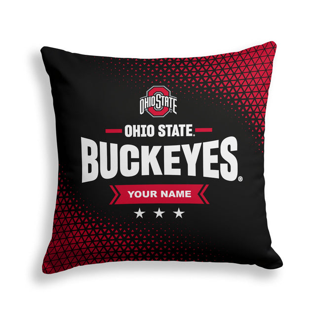 Pixsona Ohio State Vertex Throw Pillow | Personalized | Custom