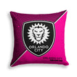 Pixsona Orlando City SC Pink Implosion Throw Pillow | Personalized | Custom