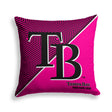 Pixsona Tampa Bay Rays Pink Implosion Throw Pillow | Personalized | Custom