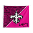 Pixsona New Orleans Saints Pink Implosion Tapestry | Personalized | Custom