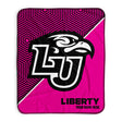 Pixsona Liberty Flames Pink Implosion Pixel Fleece Blanket | Personalized | Custom