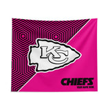 Pixsona Kansas City Chiefs Pink Implosion Tapestry | Personalized | Custom