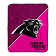 Pixsona Carolina Panthers Pink Implosion Pixel Fleece Blanket | Personalized | Custom