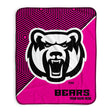 Pixsona Central Arkansas Bears Pink Implosion Pixel Fleece Blanket | Personalized | Custom