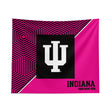 Pixsona Indiana Hoosiers Pink Implosion Tapestry | Personalized | Custom