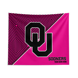 Pixsona Oklahoma Sooners Pink Implosion Tapestry | Personalized | Custom