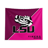 Pixsona LSU Tigers Pink Implosion Tapestry | Personalized | Custom