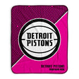 Pixsona Detroit Pistons Pink Implosion Pixel Fleece Blanket | Personalized | Custom