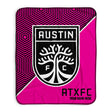 Pixsona Austin FC Pink Implosion Pixel Fleece Blanket | Personalized | Custom