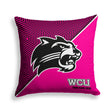 Pixsona Western Carolina Catamounts Pink Implosion Throw Pillow | Personalized | Custom