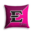 Pixsona East Tennessee Buccaneers Pink Implosion Throw Pillow | Personalized | Custom