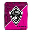 Pixsona Colorado Rapids Pink Implosion Pixel Fleece Blanket | Personalized | Custom