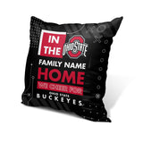 Pixsona Ohio State Buckeyes Cheer Throw Pillow | Personalized | Custom