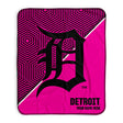 Pixsona Detroit Tigers Pink Implosion Pixel Fleece Blanket | Personalized | Custom