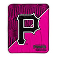 Pixsona Pittsburgh Pirates Pink Implosion Pixel Fleece Blanket | Personalized | Custom