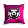 Pixsona Central Arkansas Bears Pink Implosion Throw Pillow | Personalized | Custom