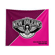 Pixsona New Orleans Pelicans Pink Implosion Tapestry | Personalized | Custom