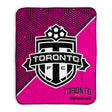 Pixsona Toronto FC Pink Implosion Pixel Fleece Blanket | Personalized | Custom