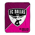 Pixsona FC Dallas Pink Implosion Pixel Fleece Blanket | Personalized | Custom