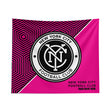 Pixsona New York City Football Club Pink Implosion Tapestry | Personalized | Custom