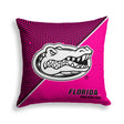 Pixsona Florida Gators Pink Implosion Throw Pillow | Personalized | Custom