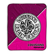 Pixsona Louisiana Lafayette Ragin Cajuns Pink Implosion Pixel Fleece Blanket | Personalized | Custom