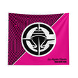 Pixsona Los Angeles Clippers Pink Implosion Tapestry | Personalized | Custom