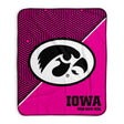 Pixsona Iowa Hawkeyes Pink Implosion Pixel Fleece Blanket | Personalized | Custom