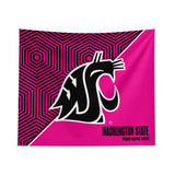 Pixsona Washington State Cougars Pink Implosion Tapestry | Personalized | Custom