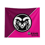 Pixsona Colorado State Rams Pink Implosion Tapestry | Personalized | Custom