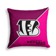 Pixsona Cincinnati Bengals Pink Implosion Throw Pillow | Personalized | Custom