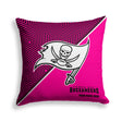 Pixsona Tampa Bay Buccaneers Pink Implosion Throw Pillow | Personalized | Custom