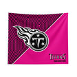 Pixsona Tennessee Titans Pink Implosion Tapestry | Personalized | Custom