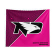 Pixsona North Dakota Fighting Hawks Pink Implosion Tapestry | Personalized | Custom