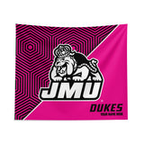 Pixsona James Madison Dukes Pink Implosion Tapestry | Personalized | Custom