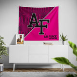 Pixsona Air Force Falcons Pink Implosion Tapestry | Personalized | Custom