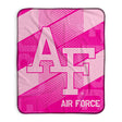 Pixsona Air Force Falcons Pink Motion Pixel Fleece Blanket