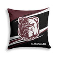 Pixsona Alabama A&M Bulldogs Velocity Throw Pillow