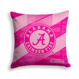 Pixsona Alabama Crimson Tide Pink Motion Throw Pillow