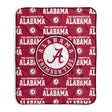 Pixsona Alabama Crimson Tide Repeat Pixel Fleece Blanket