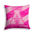 Pixsona Appalachian State Mountaineers Pink Motion Throw Pillow