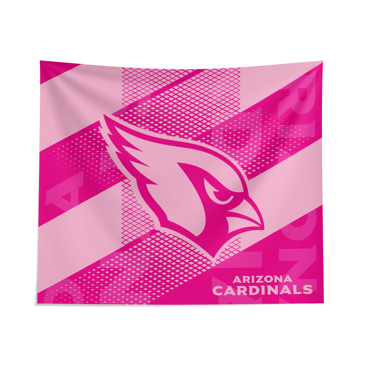 Pixsona Arizona Cardinals Pink Motion Tapestry