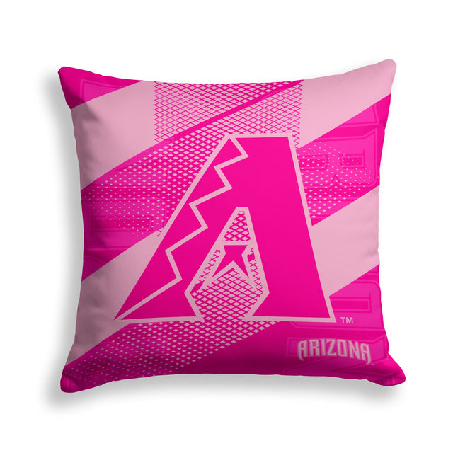 Pixsona Arizona Diamondbacks Pink Motion Throw Pillow