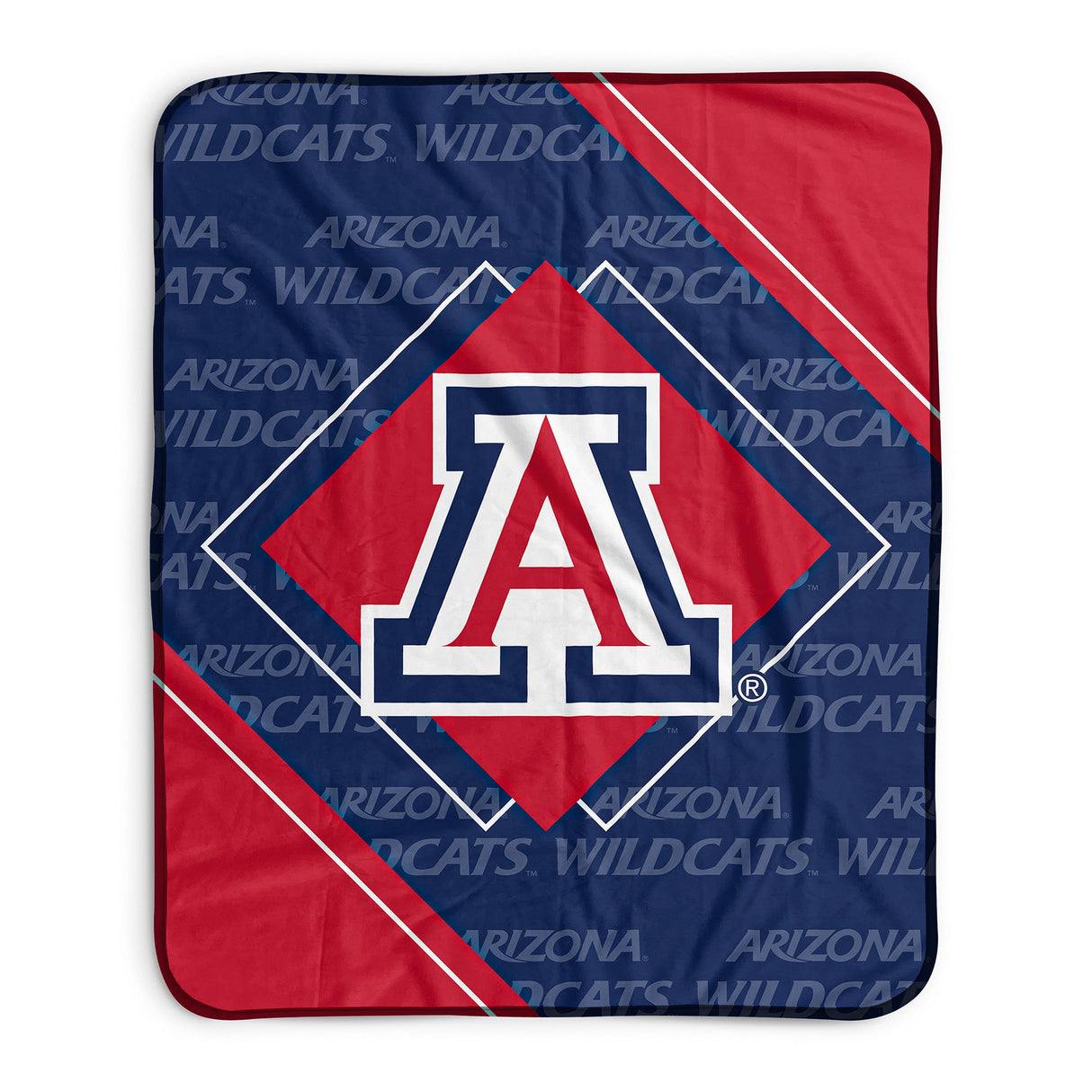 Pixsona Arizona Wildcats Boxed Pixel Fleece Blanket