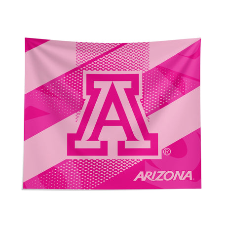 Pixsona Arizona Wildcats Pink Motion Tapestry