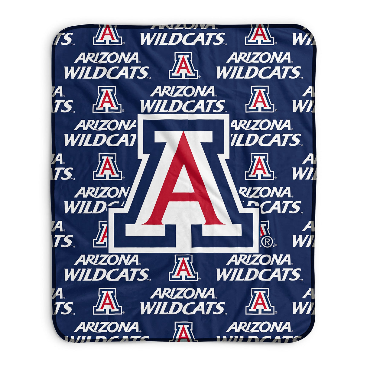 Pixsona Arizona Wildcats Repeat Pixel Fleece Blanket