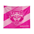 Pixsona Arkansas State Red Wolves Pink Motion Tapestry