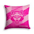 Pixsona Arkansas State Red Wolves Pink Motion Throw Pillow