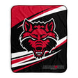 Pixsona Arkansas State Red Wolves Velocity Pixel Fleece Blanket