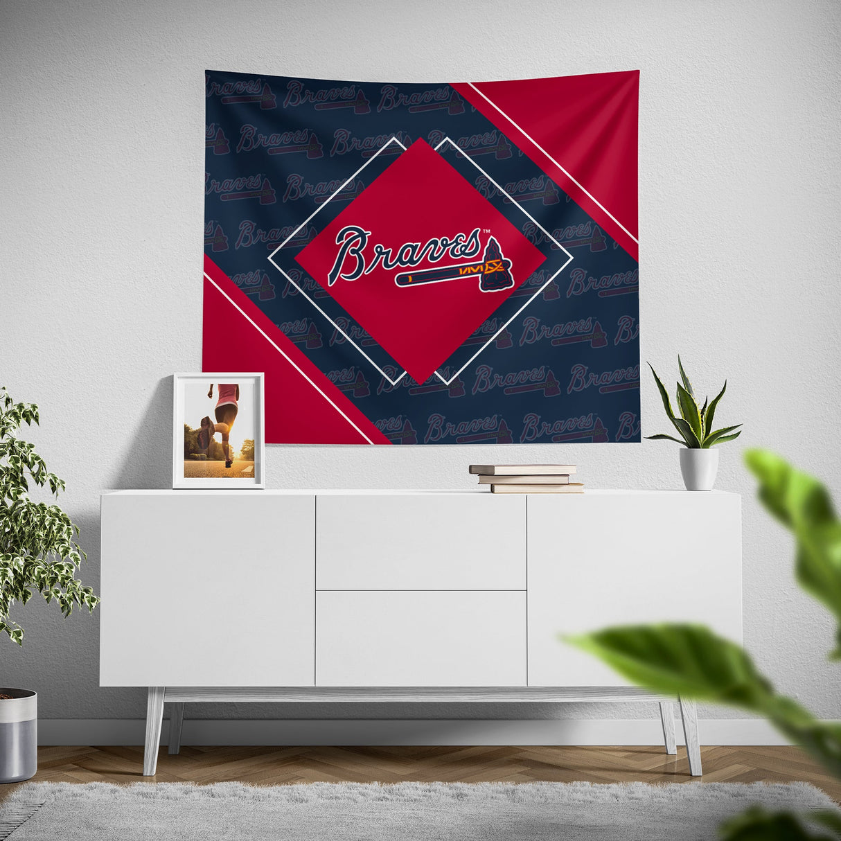 Pixsona Atlanta Braves Boxed Tapestry